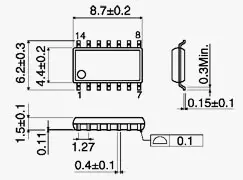 ЭКФ1533ТМ2 микросхема фото 2 ЭКФ1533ТМ2 микросхема фото 2