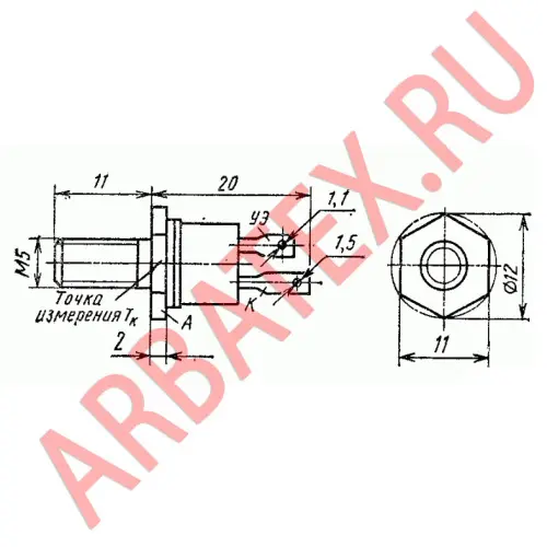 Т112-16-3 тиристор фото 3