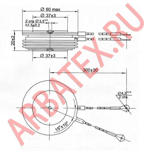 ТБ143-320-10 тиристор фото 3 ТБ143-320-10 тиристор фото 3