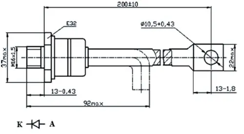 ДЧ161-160Х-11 диод фото 2