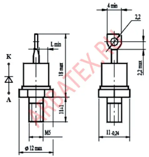 Д112-25-4 диод фото 2