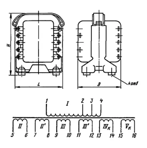 ТПП310-220-400 трансформатор фото 3 ТПП310-220-400 трансформатор фото 3