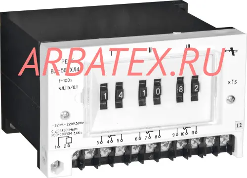 ВЛ-56 0.1-10 мин 220В реле времени