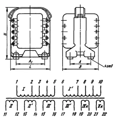 ТА17-127/220-50В трансформатор фото 3 ТА17-127/220-50В трансформатор фото 3