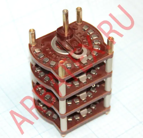 ПЩ-15П4Н1 переключатель щеточный фото 2 ПЩ-15П4Н1 переключатель щеточный фото 2