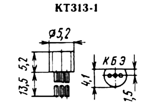 КТ313Б-2 транзистор фото 3 КТ313Б-2 транзистор фото 3