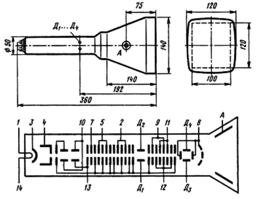 17ЛО2И трубка электронно-лучевая фото 2