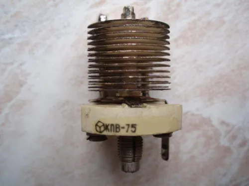 КПВ-75 300в 5/75 пф фото 2 КПВ-75 300в 5/75 пф фото 2