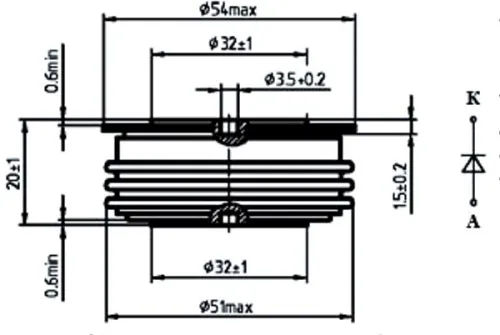 ДЧ133-320-22 диод фото 2