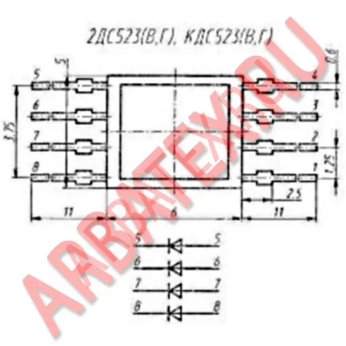 КДС523ВР диодная сборка фото 3