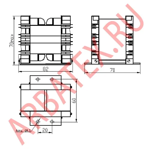 ТПК-50-003 трансформатор фото 3 ТПК-50-003 трансформатор фото 3